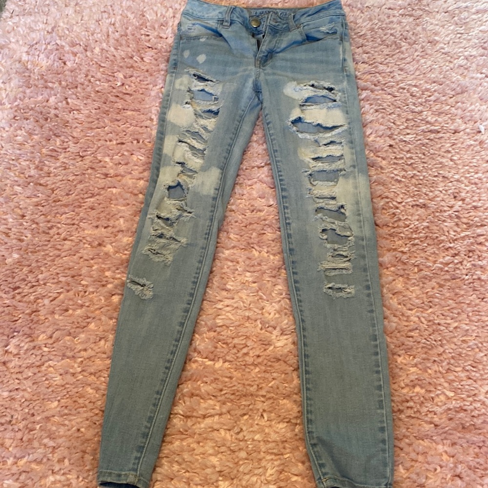 Blue American eagle jeans